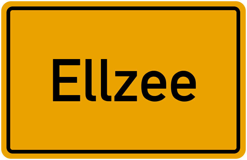 Ortsschild Ellzee