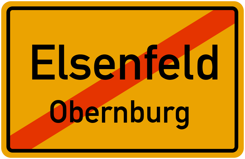 Ortsschild Elsenfeld