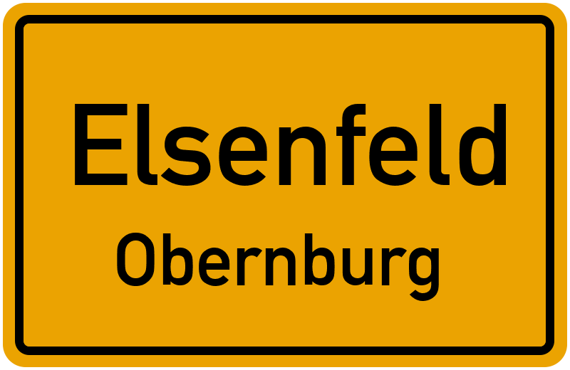 Ortsschild Elsenfeld