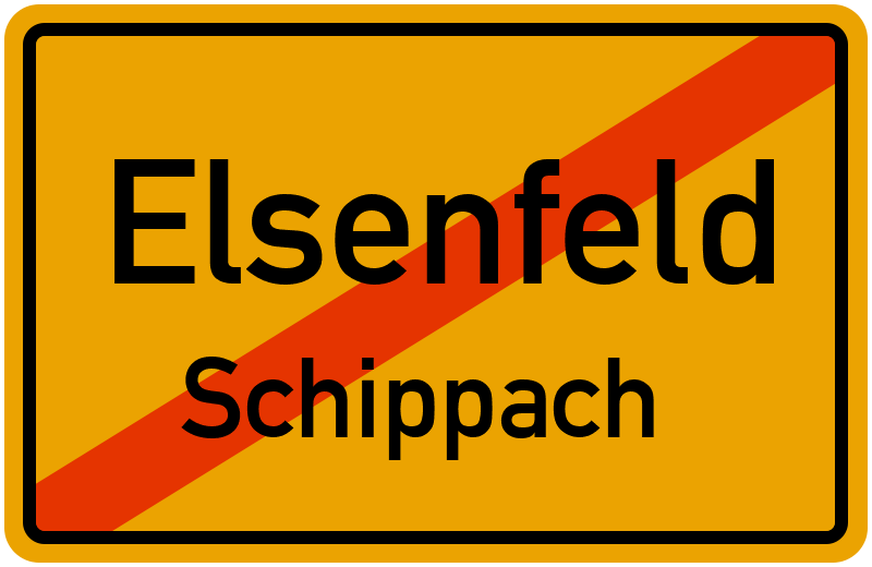 Ortsschild Elsenfeld