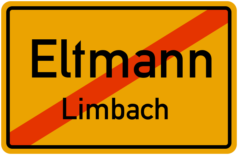 Ortsschild Eltmann