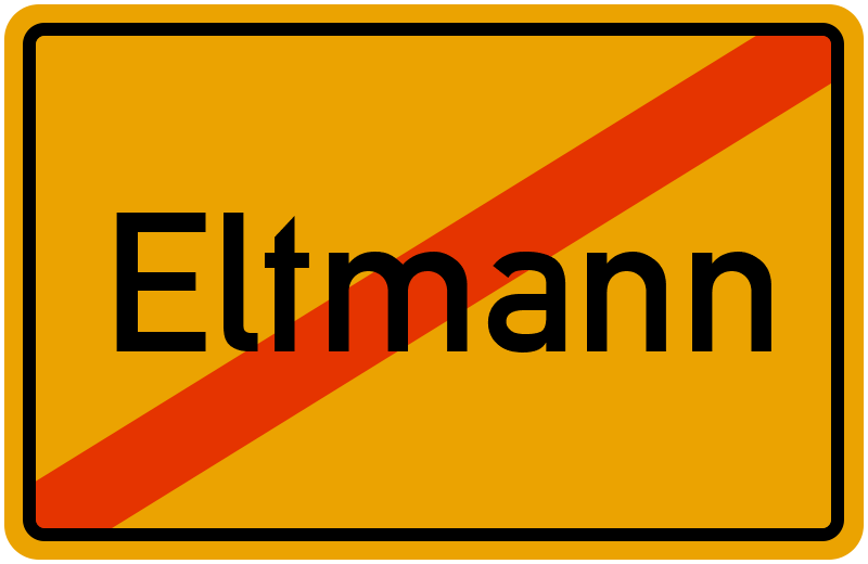 Ortsschild Eltmann