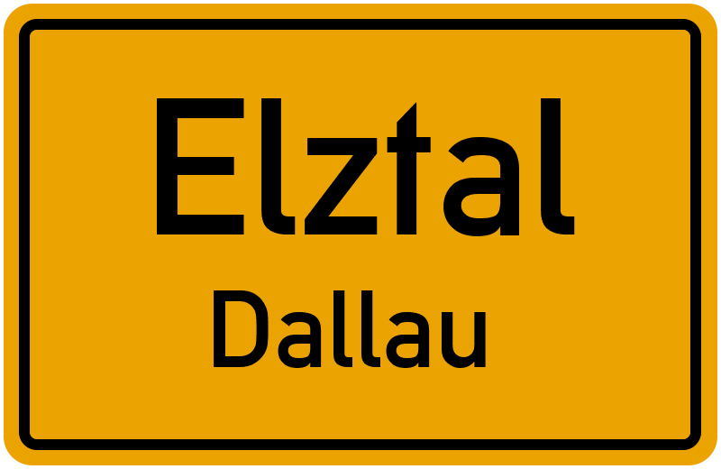 Ortsschild Elztal