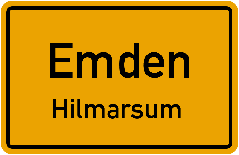 Ortsschild Emden