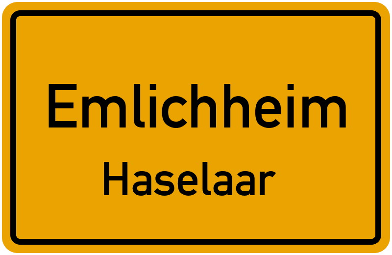 Ortsschild Emlichheim