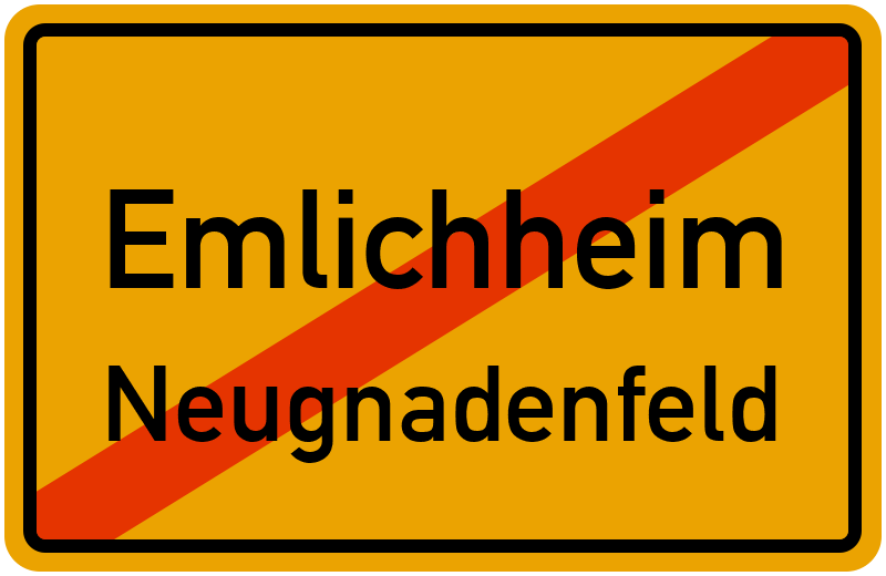 Ortsschild Emlichheim