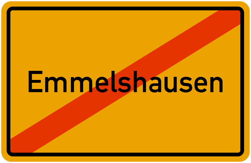 Ortsschild Emmelshausen