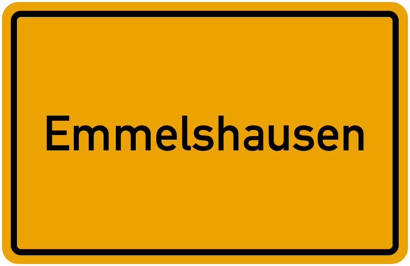 Ortsschild Emmelshausen