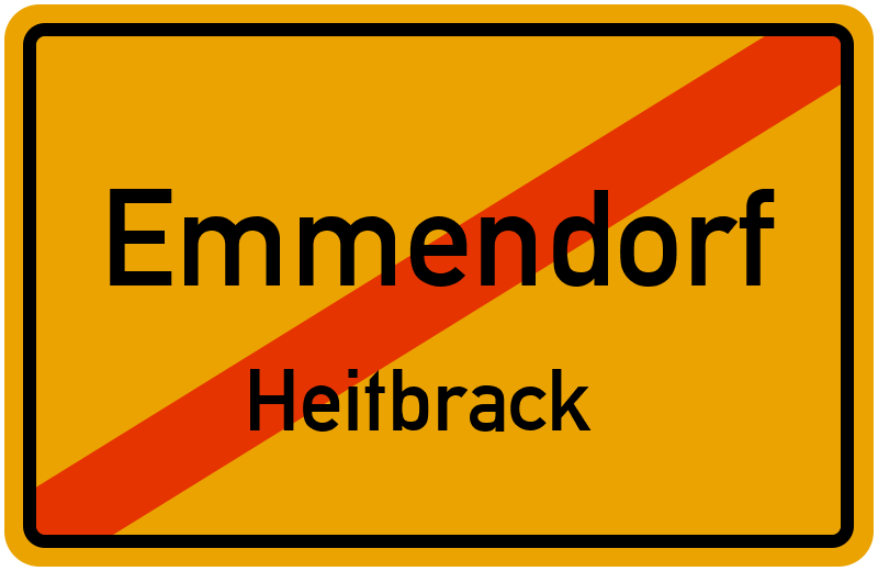 Ortsschild Emmendorf