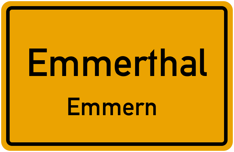 Ortsschild Emmerthal