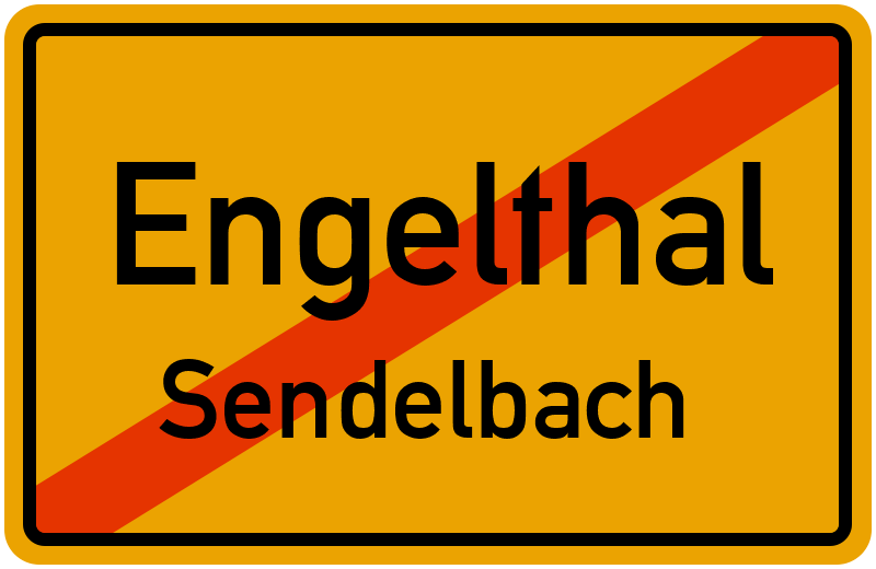 Ortsschild Engelthal