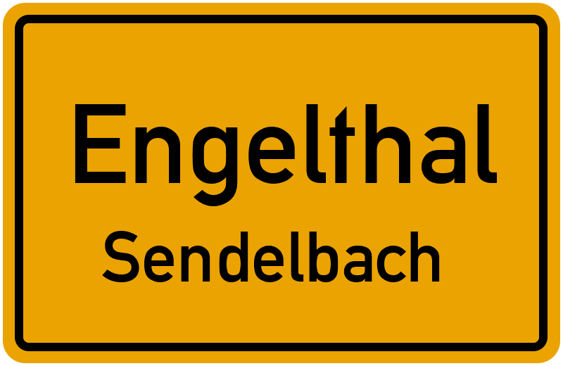 Ortsschild Engelthal