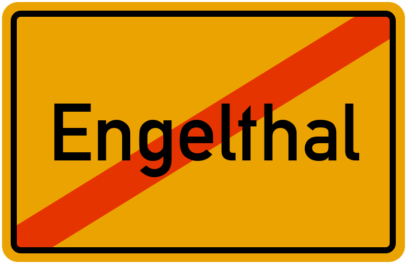 Ortsschild Engelthal