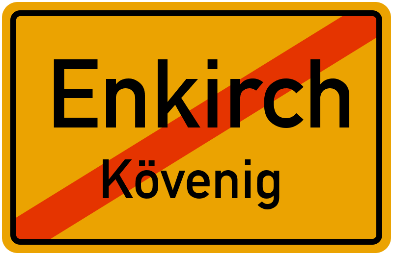 Ortsschild Enkirch