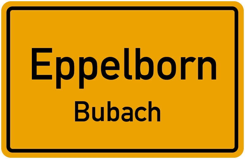 Ortsschild Eppelborn