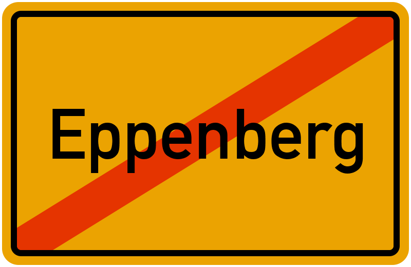Ortsschild Eppenberg