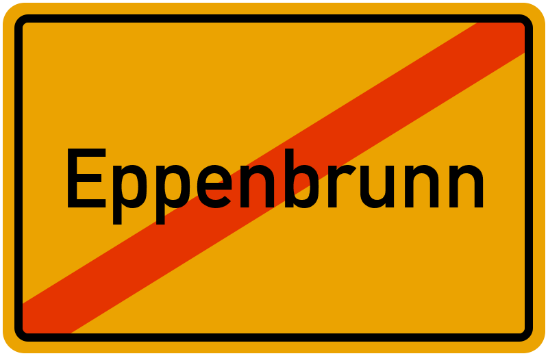 Ortsschild Eppenbrunn
