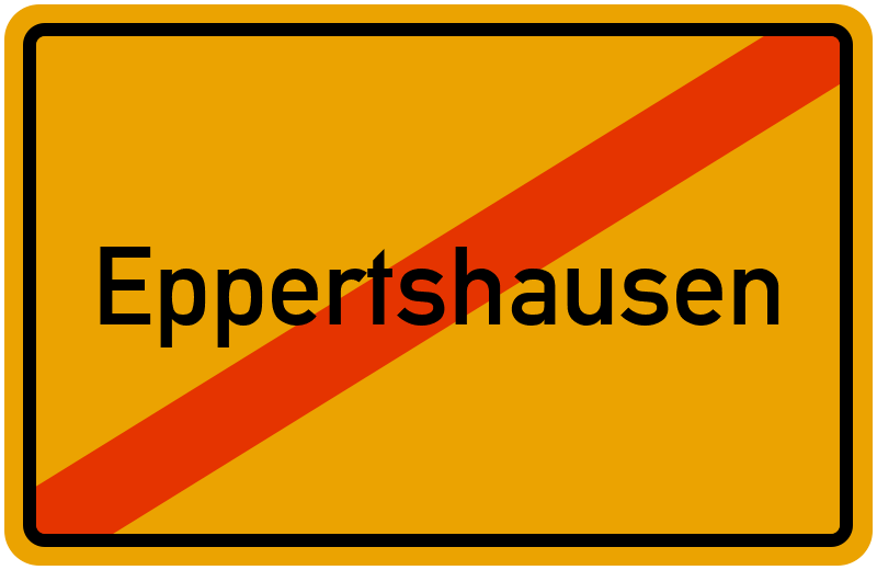 Ortsschild Eppertshausen