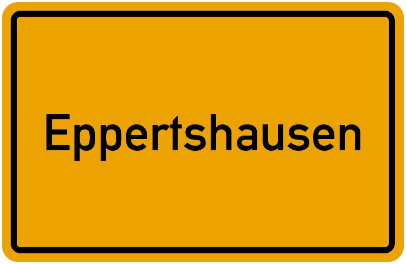 Ortsschild Eppertshausen