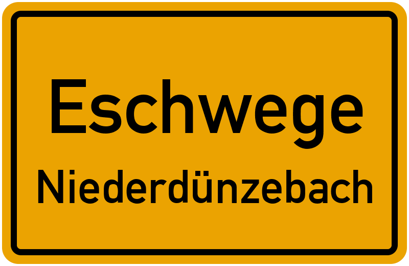 Ortsschild Eschwege