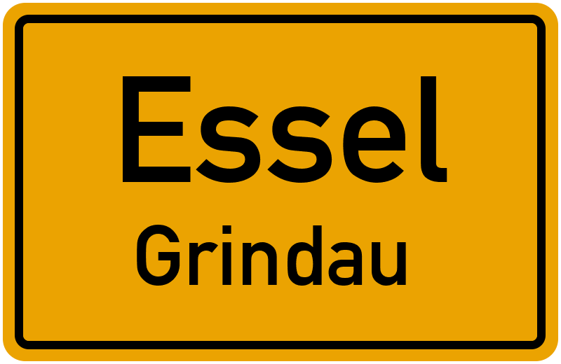 Ortsschild Essel