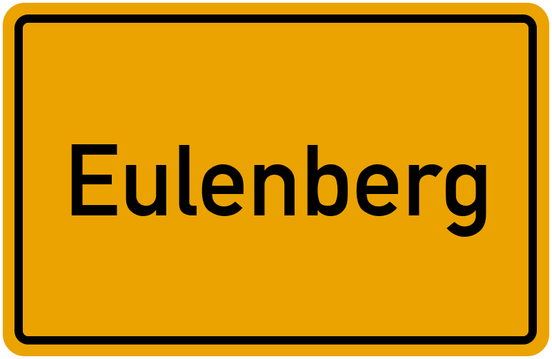 Ortsschild Eulenberg