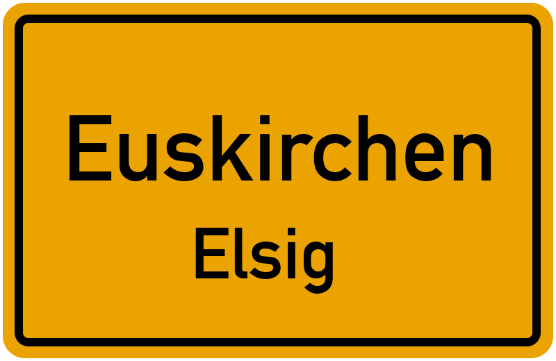 Ortsschild Euskirchen