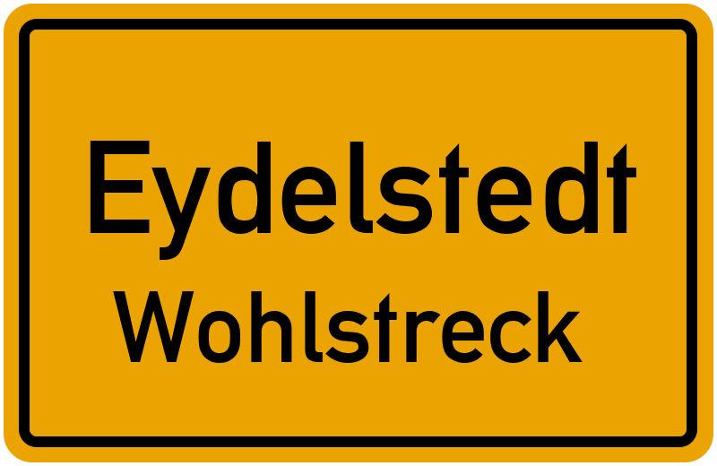 Ortsschild Eydelstedt
