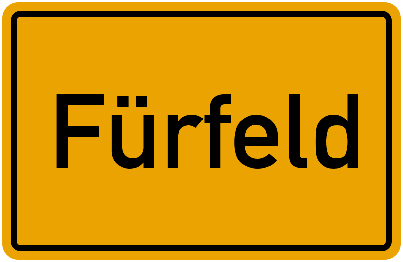Ortsschild Fürfeld