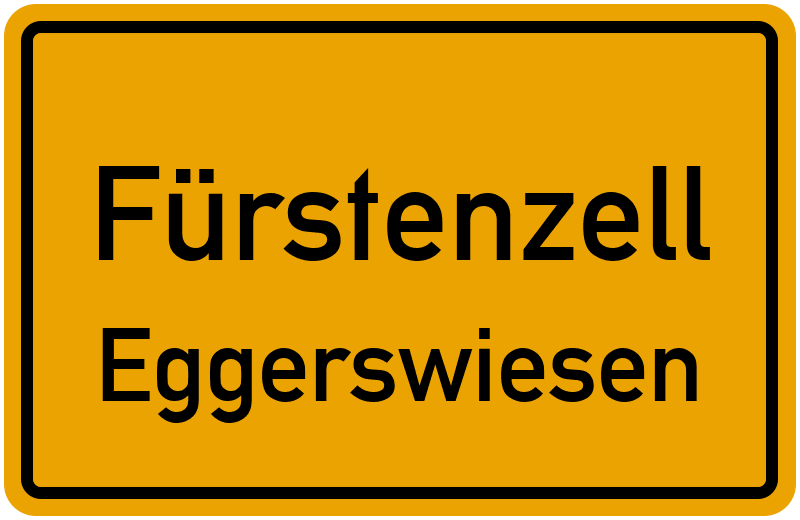 Ortsschild Fürstenzell