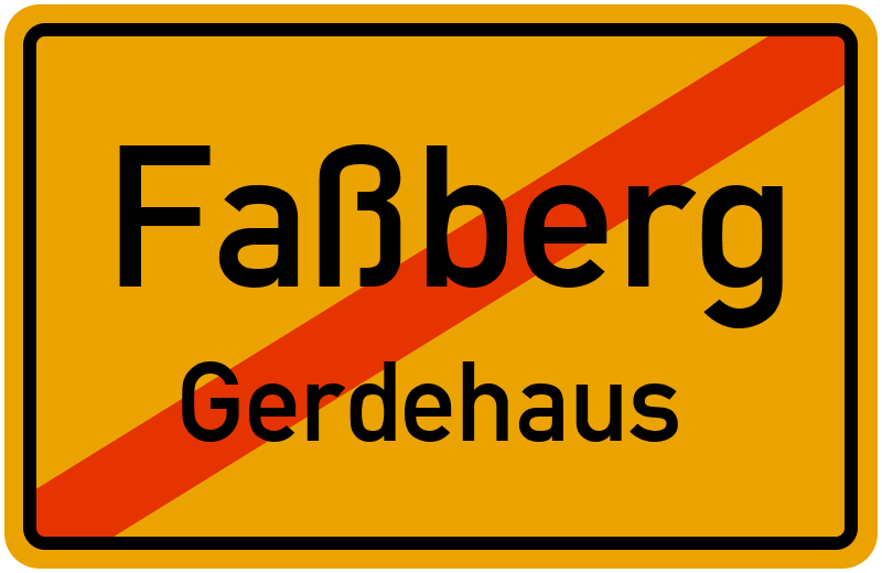 Ortsschild Faßberg