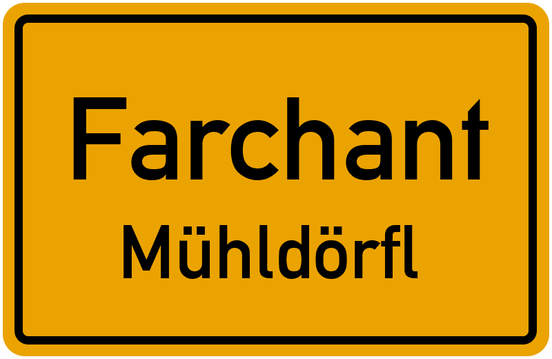 Ortsschild Farchant