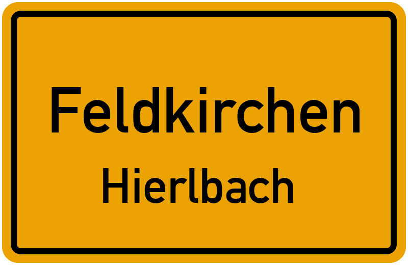 Ortsschild Feldkirchen