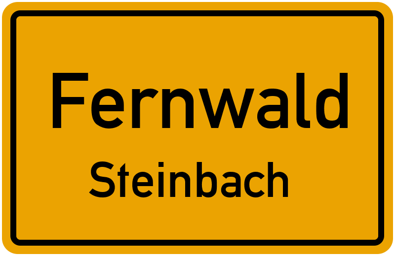 Ortsschild Fernwald