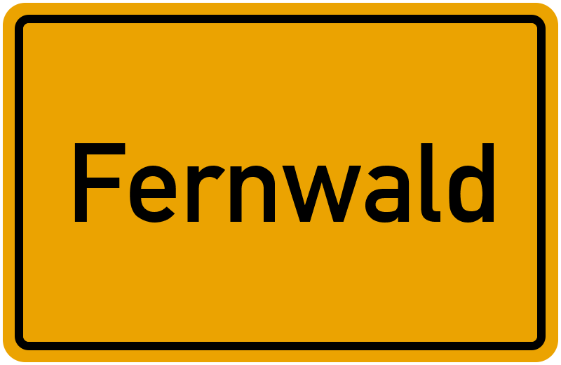 Ortsschild Fernwald