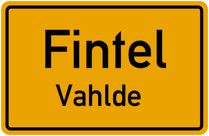 Ortsschild Fintel