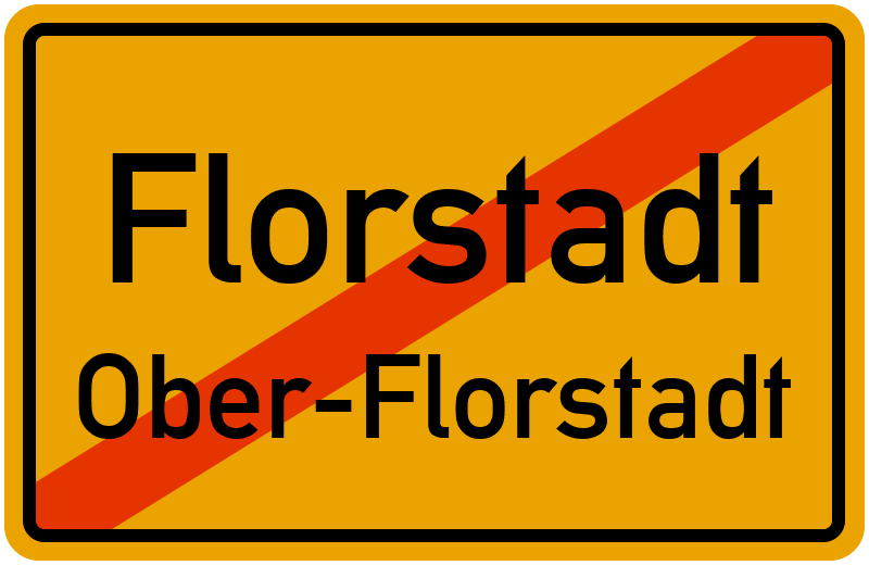 Ortsschild Florstadt