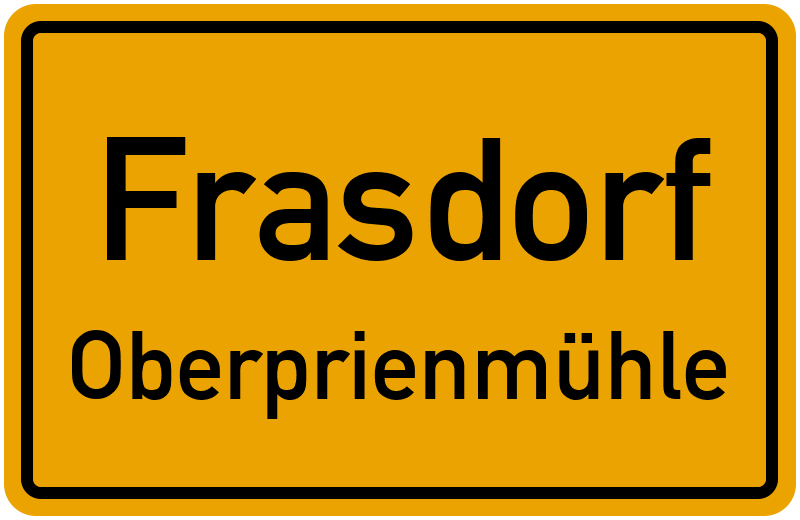 Ortsschild Frasdorf