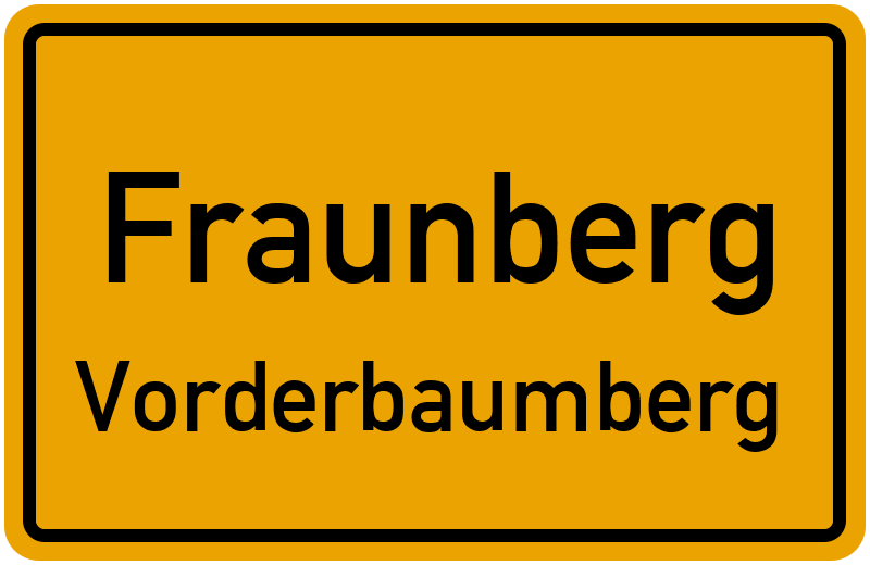 Ortsschild Fraunberg