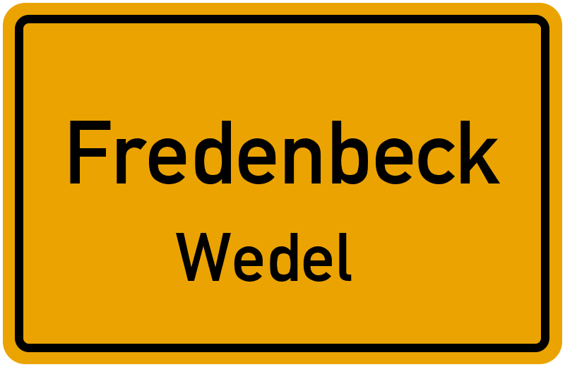 Ortsschild Fredenbeck