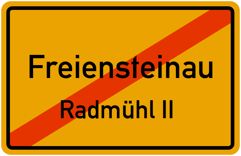 Ortsschild Freiensteinau