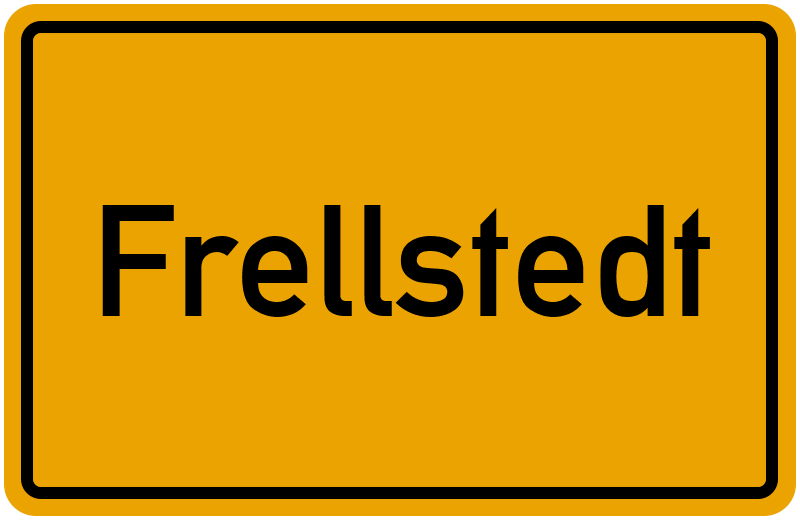Ortsschild Frellstedt