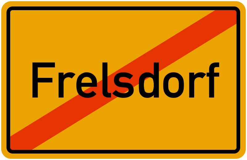 Ortsschild Frelsdorf