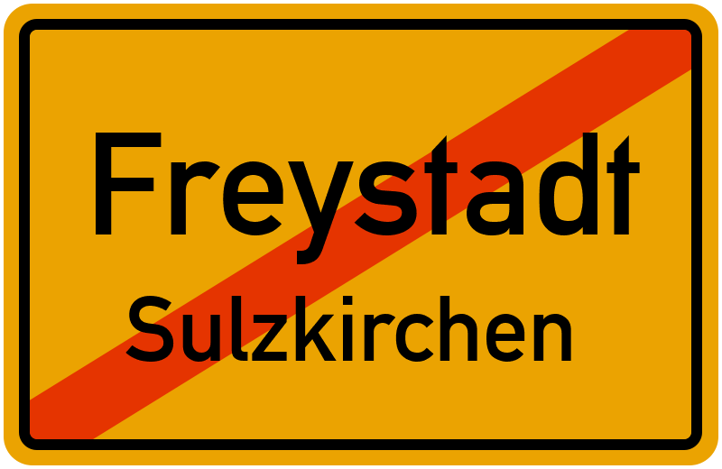 Ortsschild Freystadt