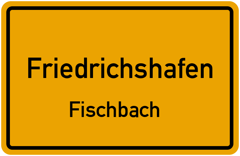 Ortsschild Friedrichshafen