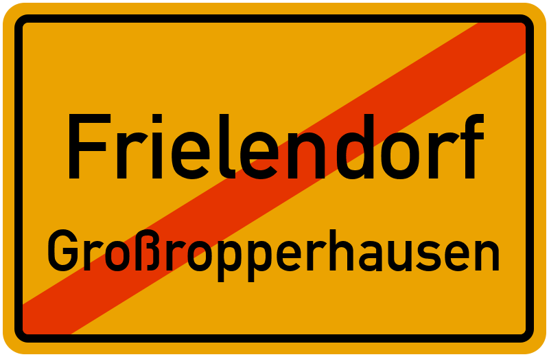 Ortsschild Frielendorf
