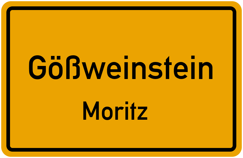 Ortsschild Gößweinstein