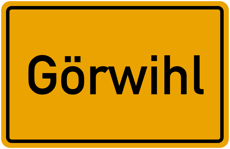 Ortsschild Görwihl