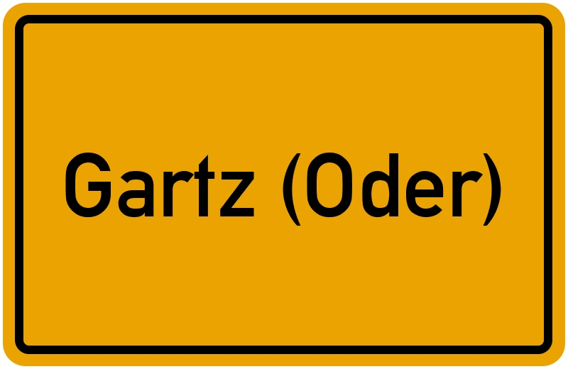 Postleitzahl von Gartz (Oder): PLZ und Karte