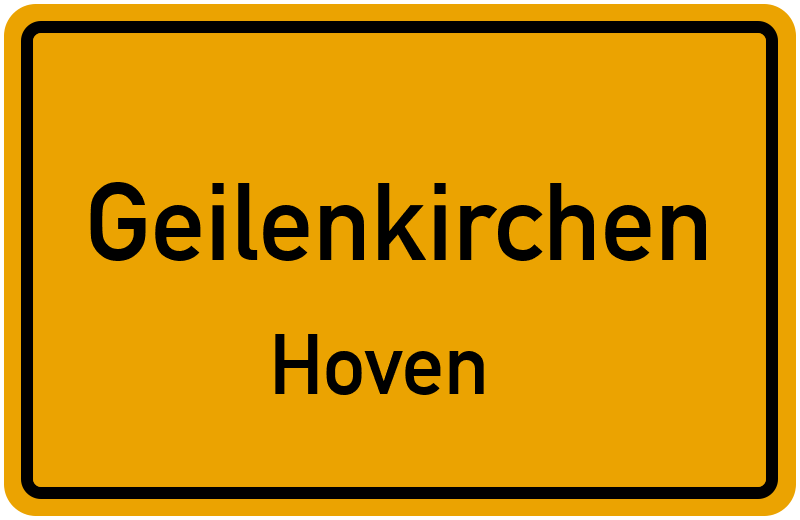 Ortsschild Geilenkirchen